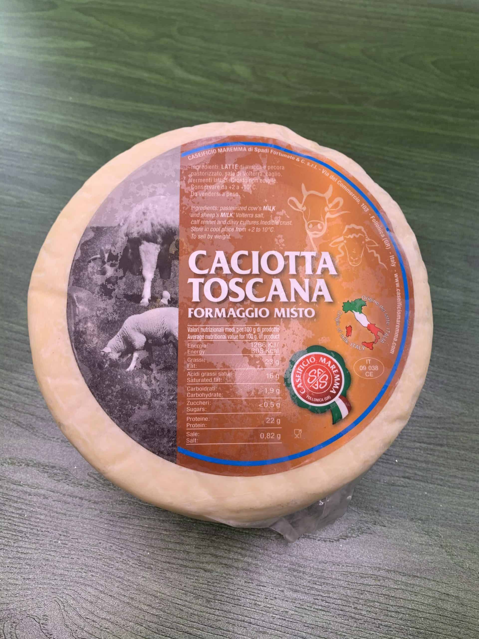 意大利混合牛羊奶芝士Caciotta Toscana