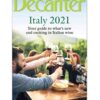 decanter magazine italy 2021 Italian wine